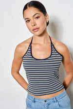 Load image into Gallery viewer, Lennox Halter Tank - Navy Multi
