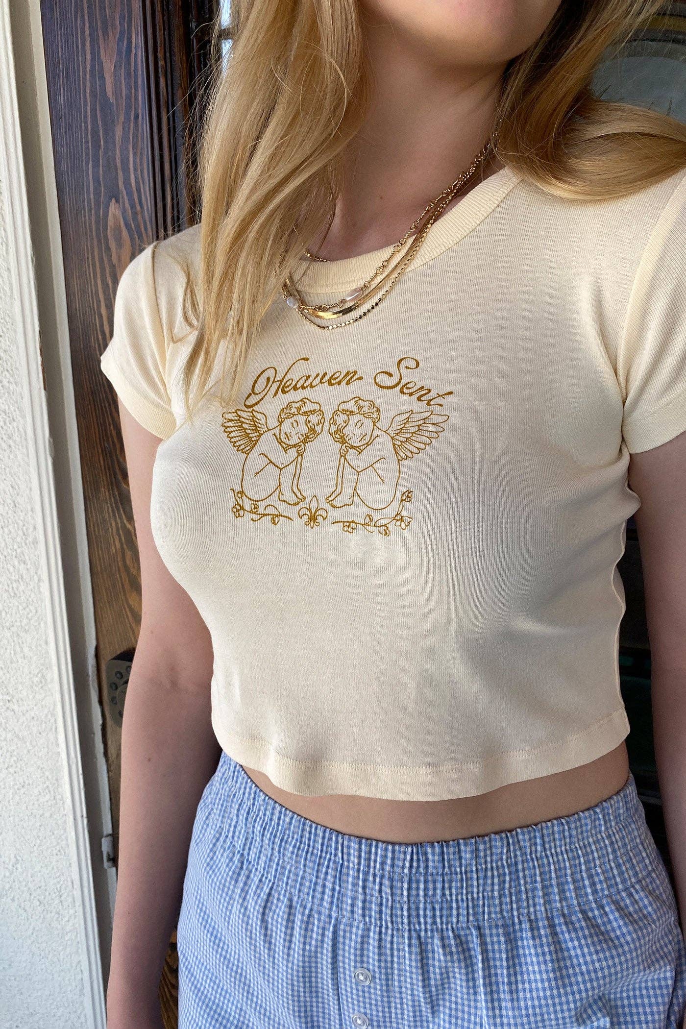 Heaven Sent Graphic Baby Tee