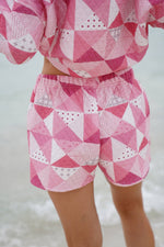 Load image into Gallery viewer, Gemma Patchwork Quilted Shorts -Sunkissed Coconut

