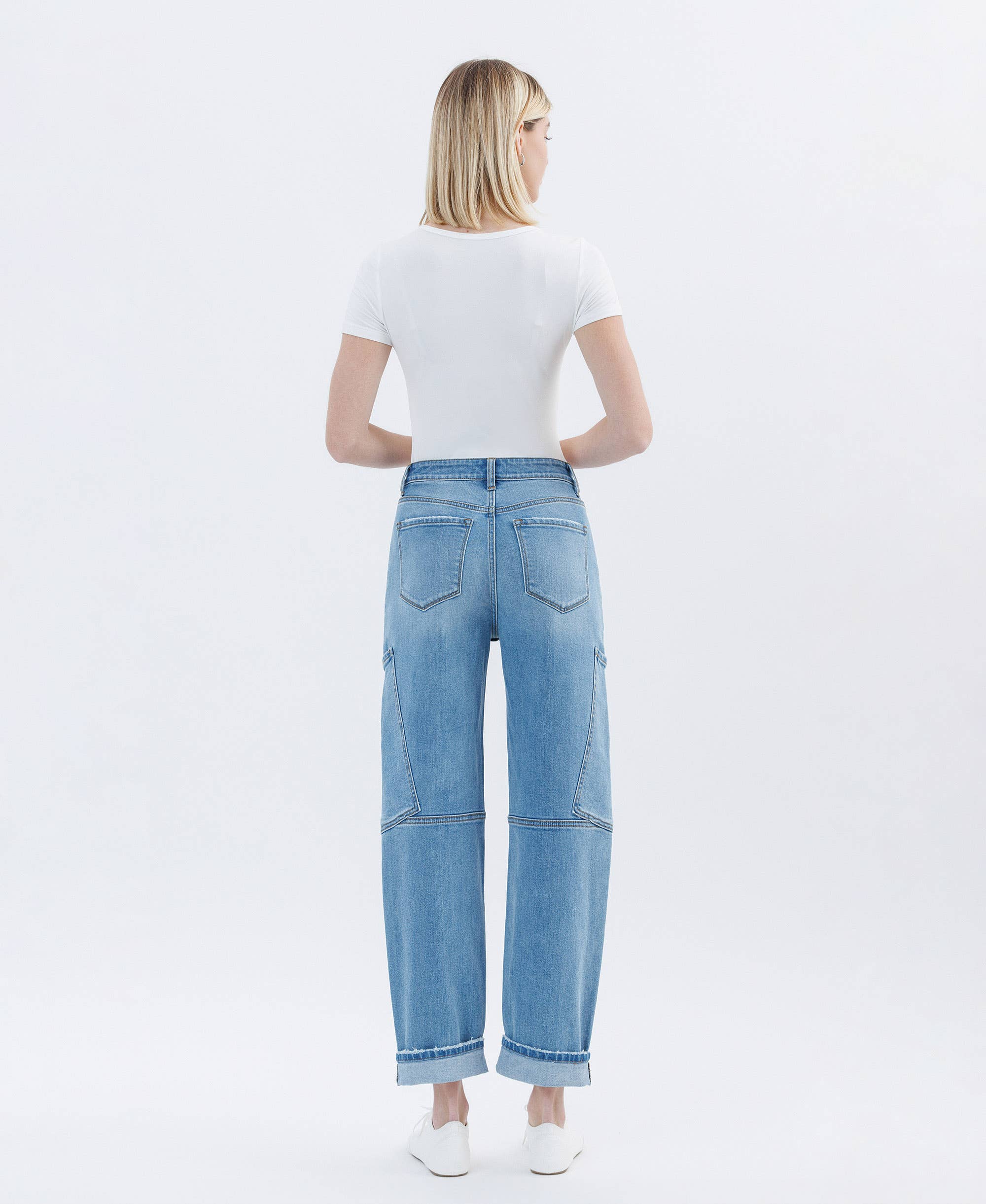 Augustine Utility Barrel Jean - Vervet