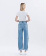 Load image into Gallery viewer, Augustine Utility Barrel Jean - Vervet
