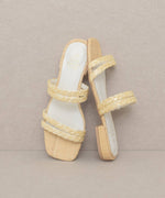 Load image into Gallery viewer, Elliott Raffia Sandal
