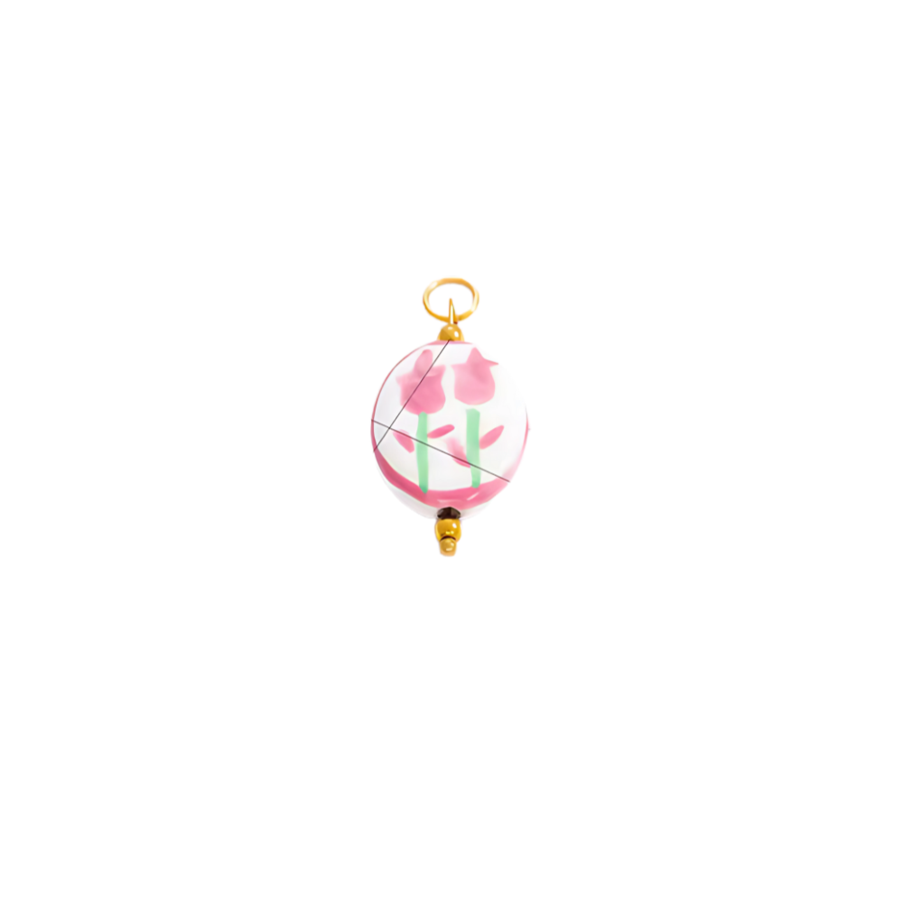 Pink Tulip Charm