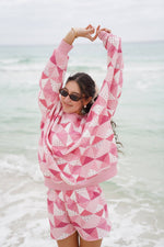 Load image into Gallery viewer, Gemma Patchwork Sweatshirt - Sunkissed Coconut
