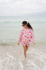 Load image into Gallery viewer, Gemma Patchwork Sweatshirt - Sunkissed Coconut
