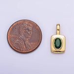 Load image into Gallery viewer, Emerald Oval Charm

