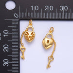 Load image into Gallery viewer, Heart Padlock Charm
