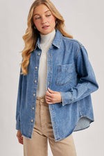 Load image into Gallery viewer, Demi Denim Shirt
