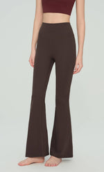 Load image into Gallery viewer, Olivia Flare Yoga Pant - Espresso
