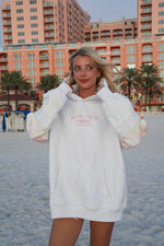 Load image into Gallery viewer, Jennie Quilted Embroidered Hoodie -Sunkissed Coconut
