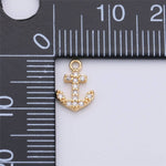 Load image into Gallery viewer, Sparkle Anchor Charm
