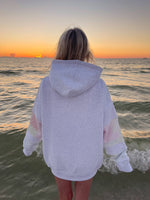 Load image into Gallery viewer, Jennie Quilted Embroidered Hoodie -Sunkissed Coconut
