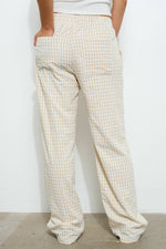 Load image into Gallery viewer, Gingham Pant - Oatmeal
