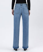 Load image into Gallery viewer, Cuffed Baggy Wide Leg - Medium Dark - Vervet
