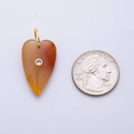 Load image into Gallery viewer, Heart Gemstone Charm
