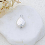 Load image into Gallery viewer, Baroque Pearl Charm: Silver
