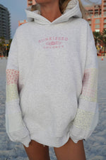 Load image into Gallery viewer, Jennie Quilted Embroidered Hoodie -Sunkissed Coconut
