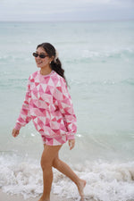 Load image into Gallery viewer, Gemma Patchwork Sweatshirt - Sunkissed Coconut
