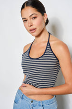 Load image into Gallery viewer, Lennox Halter Tank - Navy Multi
