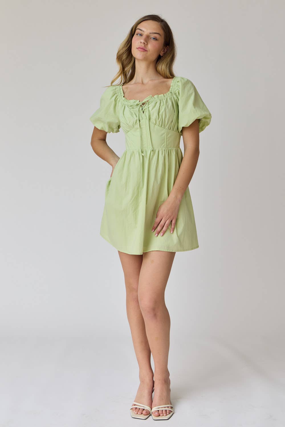 Camila Puff Sleeve Mini Dress