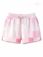 Load image into Gallery viewer, Margo Quilted Patchwork Shorts -Sunkissed Coconut
