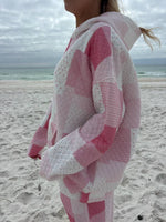 Load image into Gallery viewer, Margo Quilted Patchwork Hoodie -Sunkissed Coconut
