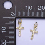 Load image into Gallery viewer, Hammered Cross Charm
