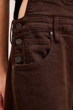 Load image into Gallery viewer, Mocha Overall: Hidden Jeans
