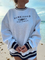 Load image into Gallery viewer, Preppy Crew Sweatshirt - sunkissedcoconut
