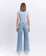 Load image into Gallery viewer, London Low Rise Cuffed Baggy Denim - Vervet
