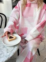 Load image into Gallery viewer, Margo Quilted Patchwork Hoodie -Sunkissed Coconut
