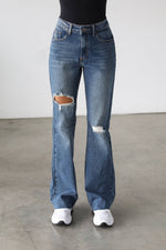 Load image into Gallery viewer, Andi High Rise Flare Denim
