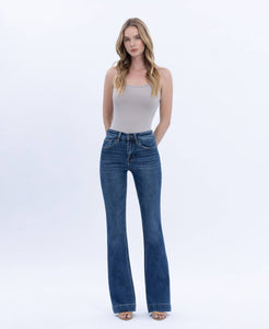 High Rise Trouser Bootcut Jean - Vervet