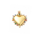 Load image into Gallery viewer, Confetti Heart Charm
