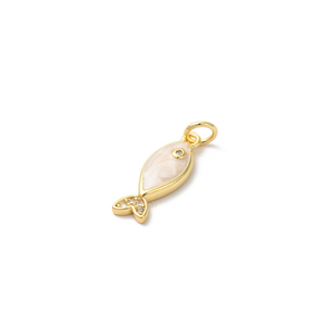 Pearlescent Fish Charm