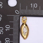 Load image into Gallery viewer, Marquise Bezel Charm
