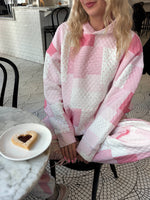 Load image into Gallery viewer, Margo Quilted Patchwork Hoodie -Sunkissed Coconut
