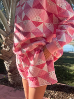 Load image into Gallery viewer, Gemma Patchwork Quilted Shorts -Sunkissed Coconut
