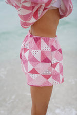 Load image into Gallery viewer, Gemma Patchwork Quilted Shorts -Sunkissed Coconut
