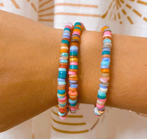 Vacation Shell Beaded Bracelet