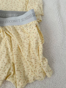 Floral Short - Lemon