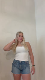Load and play video in Gallery viewer, Sunrise Cami - White
