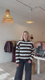Load and play video in Gallery viewer, Lorelei Cardi: Brown Multi
