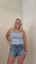 Load and play video in Gallery viewer, Sunrise Cami -Baby Blue
