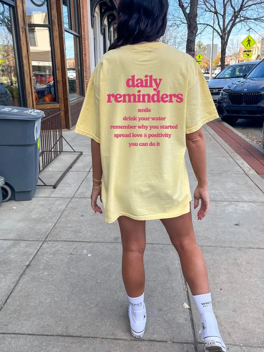 Daily Reminders Graphic Tee