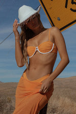 Load image into Gallery viewer, Starlight Bikini Top - Creamsicle
