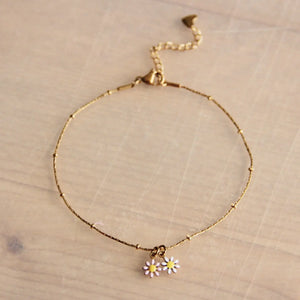 Two Daisy Anklet