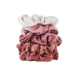 Load image into Gallery viewer, Blush Velvet 5 pc Scrunchies
