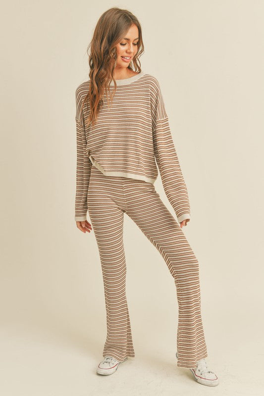 Ginger Knit Flare Pant