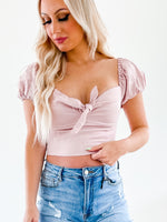 Load image into Gallery viewer, Allison Crop Top - Blush
